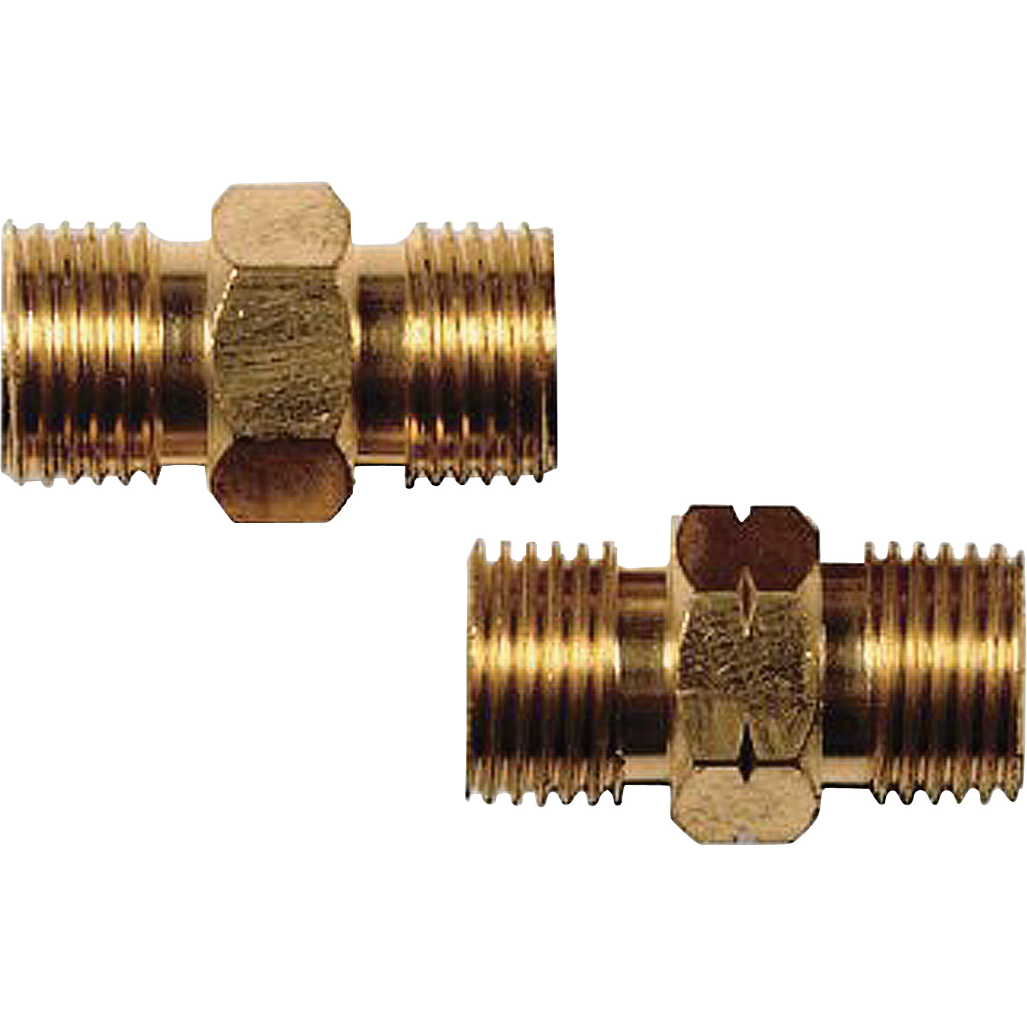 Hobart Oxyacetylene Hose Couplers, Pair, 3/16in. and 1/4in. Sizes, Model# 770207
